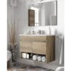 Mobile Bagno Sospeso 80 Cm Colore Nordik Con Specchio Standard - Nordik 1 Mobile Bagno Sospeso 80 Cm Colore Nordik Con Specchio Standard - Nordik -Villeroyit Negozio 10550135 1