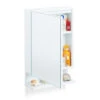 Relaxdays Armadietto Da Bagno A Specchio, 1 Anta, Con Presa Elettrica, Mobiletto, Pensile, H X L X P: 55 X 35 X 12 Cm, Bianco -Villeroyit Negozio 11090528 1