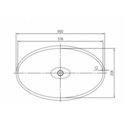 Lavabo Freestanding WAVE PB2175 - 60 X 37 X 90 Cm - Bianco - Solid Stone -Villeroyit Negozio 11435359 4