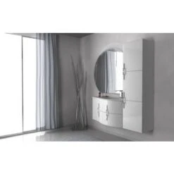 Bagno Italia Mobile Bagno 104 Cm Arredo Sospeso Bianco Moderno Reversibile Mobili -Villeroyit Negozio 12227638 5
