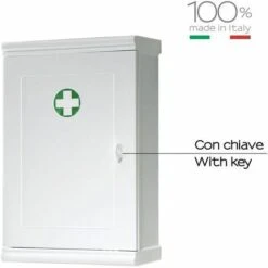 Gedy Armadietto Farmacia Con Chiave Bianco Abs 39,5x25x12,5 Cm -Villeroyit Negozio 12942955 3