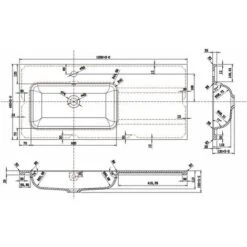 Bagno Italia Arredo Bagno Sospeso Moderno 100 Cm + Cassettiera 100 Cm Bianco -Villeroyit Negozio 13140589 3