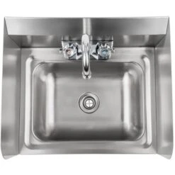 Lavandino In Acciaio Inox Nuovo Con Alzatina Trilaterale Per Professionisti -Villeroyit Negozio 14896055 2