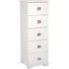 Cassettiera Piccola 5 Cassetti In Legno 31,5x31cm Bianco Frassinato -Villeroyit Negozio 15065985 1