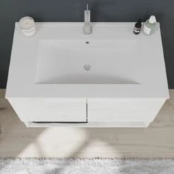ARMADIETTO BAGNO SOSPESO CON ANTE QUERCIA BIANCO 80CM VENEZIA -Villeroyit Negozio 16160724 3