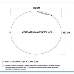 Lavabo Sottopiano Ovale 57L X 42P Cm Bianco Modello Rosa Rak Ceramiche -Villeroyit Negozio 16505308 3