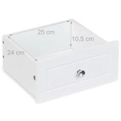 Relaxdays Mobile Bagno Colonna, 2 Armadietti Con Anta, 1 Cassetto, Design A Lamella, Legno, HLP 173,5x30,5x32 Cm, Bianco -Villeroyit Negozio 16674247 5