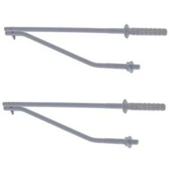 Bagnoexpert Coppia Staffe Per Pilozzo Profondità Cm 34