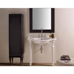 Ceramica Globo Gamba In Ceramica Per Lavabo Paestum