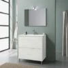 MOBILE BAGNO A TERRA CM 80 CON CASSETTI COLORE BIANCO LAGUNA -Villeroyit Negozio 17594420 1