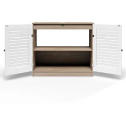 Armadio Sottolavabo Adatto Tutti Lavandini Marrone E Bianco Modello 1 - Marrone - Bianco -Villeroyit Negozio 18457474 4