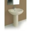 Bagnoexpert Lavabo Donatello New Sospeso O Su Colonna Cm. 63x53 Champagne -Villeroyit Negozio 19073793 1