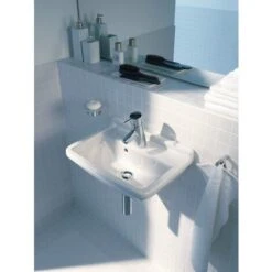 Duravit Starck 3 - Lavamani 450x320 Mm, Con 1 Foro Per Miscelatore, Bianco 0750450000 -Villeroyit Negozio 19573956 4