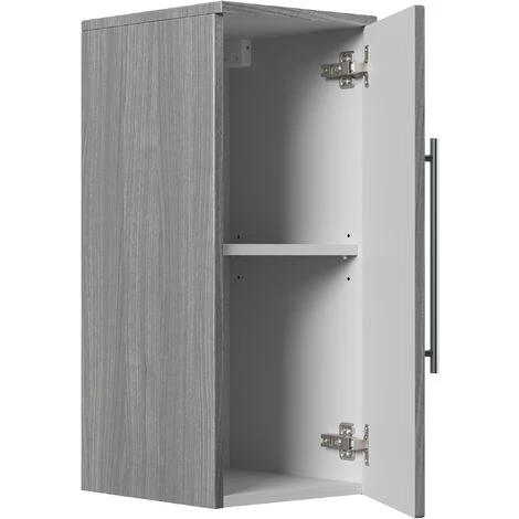 Armadio Bagno Pensile Aurum-M Rovere Grigio 4 Armadio Bagno Pensile Aurum-M Rovere Grigio - immagine 2