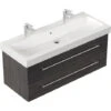 Mobile Bagno Con Lavabo Geberit Icon 120cm Antracite Venato -Villeroyit Negozio 20014671 1