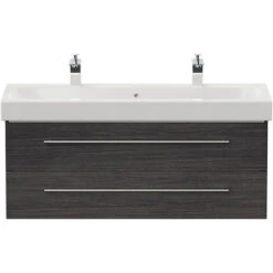 Mobile Bagno Con Lavabo Geberit Icon 120cm Antracite Venato -Villeroyit Negozio 20014671 4