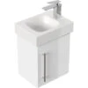 Mobile Bagno Con Lavabo Geberit ICON 38cm A Destra SoftClose Bianco Lucido -Villeroyit Negozio 20014717 1