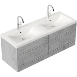 Mobile Bagno PERSEPOLIS XL SoftClose Grigio Cemento