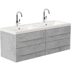 Mobile Bagno PERSEPOLIS XL SoftClose Grigio Cemento -Villeroyit Negozio 20015723 3