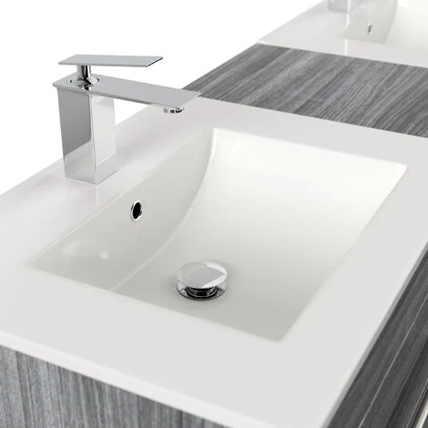 Mobile Bagno Roma XL Rovere Grigio 6 Mobile Bagno Roma XL Rovere Grigio - immagine 4