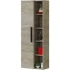 Colonna Bagno Sospesa Rovere Con Un'anta E 7 Ripiani Rovere Chiaro -Villeroyit Negozio 20276497 1