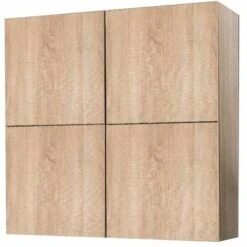 Pensile Cubo 4 Ante Quercia Naturale