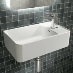 Ideal Standard Strada II - Lavamani 450x270 Mm, Foro Per Rubinetto A Destra, Bianco T299401 11 Ideal Standard Strada II - Lavamani 450x270 Mm, Foro Per Rubinetto A Destra, Bianco T299401 -Villeroyit Negozio 21673911 5