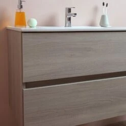 MOBILE BAGNO 80 CM CON CASSETTI OLMO LEONE LAVABO IN CERAMICA BERLIN -Villeroyit Negozio 2259574 4