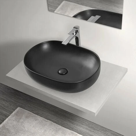 Mensola Porta Lavabo Grigio Nuvola Per Lavabi Da Appoggio Da 80 Cm 3 Mensola Porta Lavabo Grigio Nuvola Per Lavabi Da Appoggio Da 80 Cm