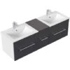 Mobile Bagno ROMA SoftClose Antracite Satinato -Villeroyit Negozio 23455877 1