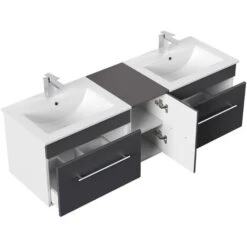Mobile Bagno ROMA SoftClose Antracite Satinato 7 Mobile Bagno ROMA SoftClose Antracite Satinato -Villeroyit Negozio 23455877 2