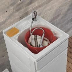 Vasca Per Lavatoio In Resina Bianco 45x50 Cm Rigida -Villeroyit Negozio 24513394 4