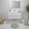 Arche Mobile Bagno Moderno Sospeso 80 Cm Bianco 2 Cassetti Lavabo E Lampada 2 Arche Mobile Bagno Moderno Sospeso 80 Cm Bianco 2 Cassetti Lavabo E Lampada -Villeroyit Negozio 26119694 1