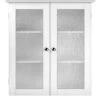 Teamson Home Connor Arredo Bagno Pensile 2 Porte In Vetro Bianco ELG-581 -Villeroyit Negozio 26684176 1