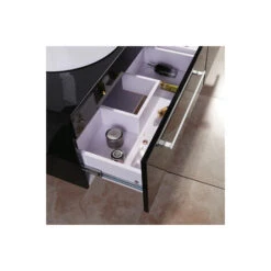 SIMBA Mobile Bagno Modello NUOVO CARDELLINO Nero Con Doppio Lavabo 150cm -Villeroyit Negozio 26745517 4