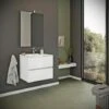 MOBILE BAGNO SOSPESO CON LAVABO 60CM E CASSETTI BIANCO LUCIDO BENACO -Villeroyit Negozio 28284454 1