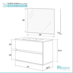 Mobile Bagno Sospeso 90 Cm Duble Rovere Africa Completo Di Lavabo E Specchio 10 Mobile Bagno Sospeso 90 Cm Duble Rovere Africa Completo Di Lavabo E Specchio -Villeroyit Negozio 28462227 4