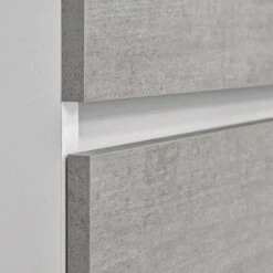 Mobile Bagno Sospeso Da 90 Duble Grigio Industrial Con Lavabo E Specchio -Villeroyit Negozio 30064682 3