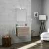 MOBILE BAGNO 60CM QUERCIA PORTA ASCIUGAMANI METALLO SQUARE -Villeroyit Negozio 30081089 1
