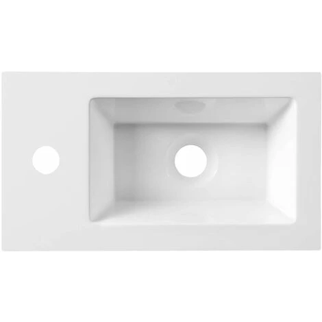 Aqualine Sanitari In Ceramica - Lavamani 400x220 Mm, Bianco LM420 5 Aqualine Sanitari In Ceramica - Lavamani 400x220 Mm, Bianco LM420 - immagine 3