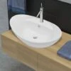 Nova Lavabo In Ceramica Lusso Ovale Foro Di Scarico Foro Rubinetto Vari Colori Colore : BIANCO -Villeroyit Negozio 34346249 1