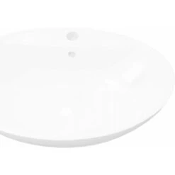 Nova Lavabo In Ceramica Lusso Ovale Foro Di Scarico Foro Rubinetto Vari Colori Colore : BIANCO -Villeroyit Negozio 34346249 4