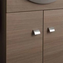 COMPOSIZIONE SOSPESA IN QUERCIA NATURALE COMPLETA DI LAVABO, SPECCHIO E LUCE -Villeroyit Negozio 3680823 4