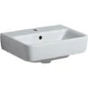 Lavamani Geberit Renova Compact, Bianco, 45x17x34cm, Foro Rubinetto Centrale