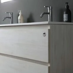 MOBILE BAGNO 120 CM CON 2 CASSETTI PROMENADE DOPPIO LAVABO LUCE A LED BERLIN -Villeroyit Negozio 3994223 5