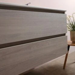 MOBILE BAGNO 120 CM CON DUE CASSETTI E DOPPIO LAVABO BERLIN -Villeroyit Negozio 3994224 3