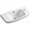 Aqualine Small - Lavamani Sospeso 510x215 Mm, Con 1 Foro Per Miscelatore A Dx, Bianco 10TP70051 -Villeroyit Negozio 40509081 1