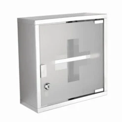 Armadietto Pronto Soccorso Vuoto Con Chiave Cassetta Medica Mod. Mayday