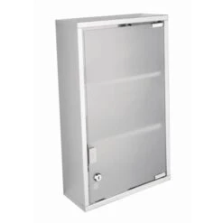 Armadietto Vuoto Acciaio Cassetta Medica Pronto Soccorso Con Chiave Mod. Mayday