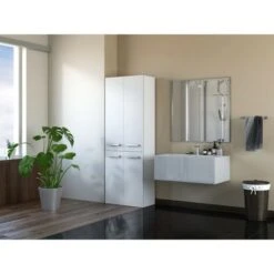 RORY - Mobile Bagno Con Cestone - Dimensioni 174x60x30 - Mobile Contenitore Bagno Con Zona Lavanderia -Villeroyit Negozio 42675182 3